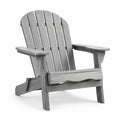 Sedia Adirondack in legno di pino grigio